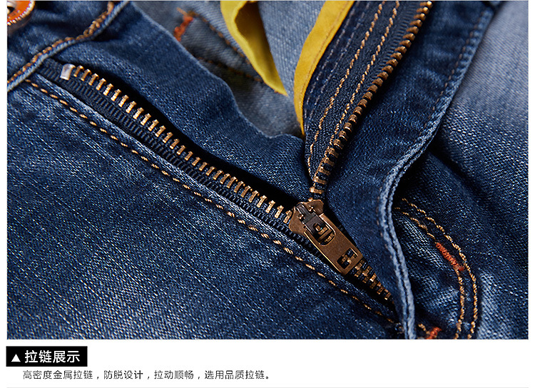 男式牛仔短褲 破洞時尚薄款五分牛仔褲 牛仔百搭中褲男褲廠傢批發