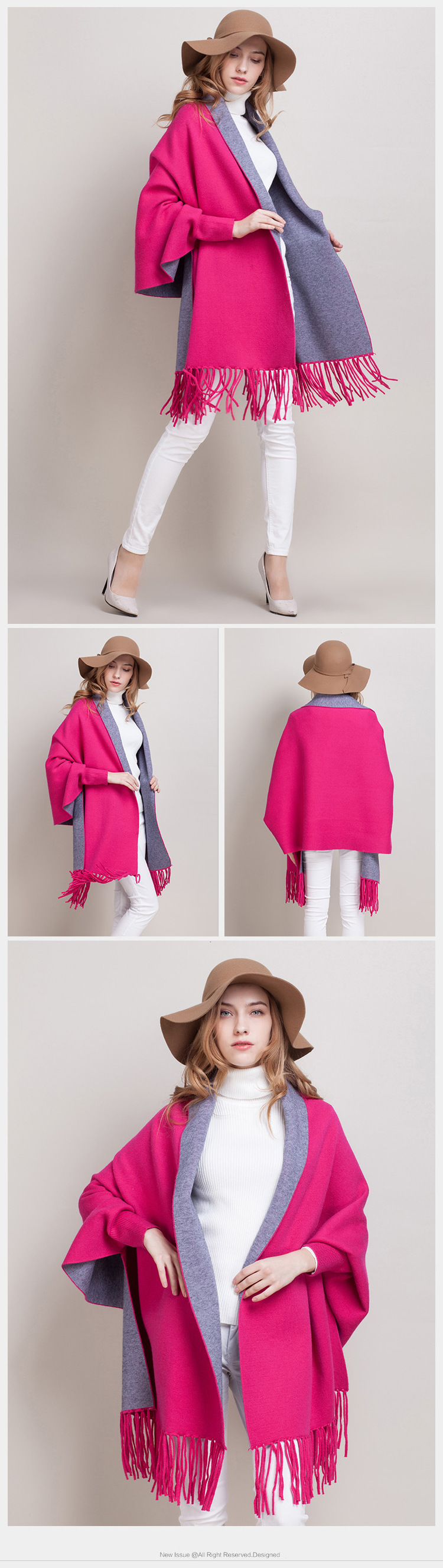 Blouson femme en Cachemire - Ref 3321401 Image 46