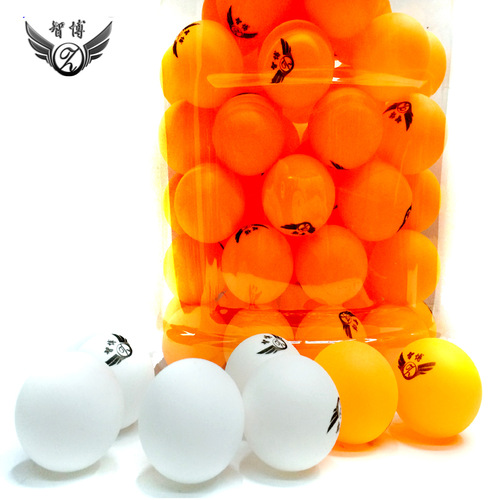 Zhibo Table Tennis Wholesale 40mm Seamless Serving Machine Balls 60 Pieces in a Bucket Lottery Leisure Entertainment Balls