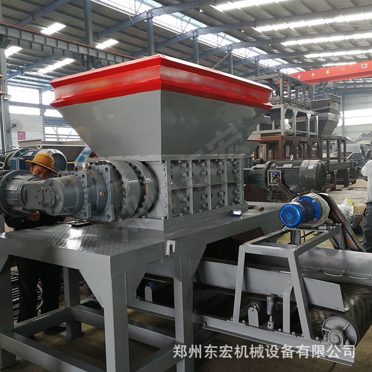 易拉罐撕碎机 油漆桶撕碎机 帆布撕碎机 塑料布撕碎机 塑料撕碎