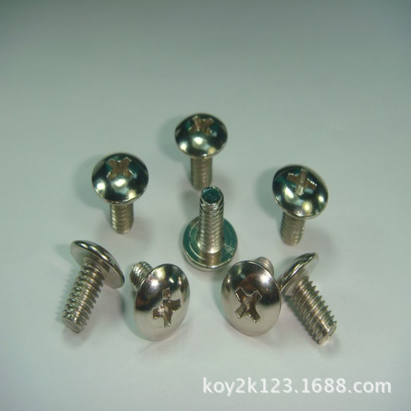 不锈钢大扁机丝 大扁十字机丝 大扁头螺丝TM3*8