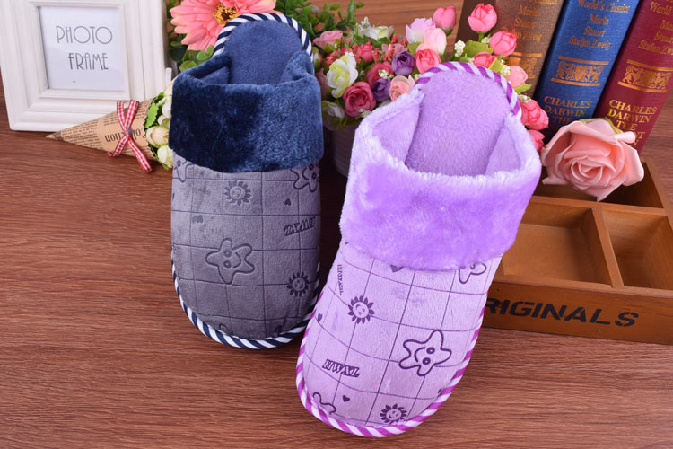 Pantoufles enfants en coton pour hiver - semelle autre - Ref 1027210 Image 8