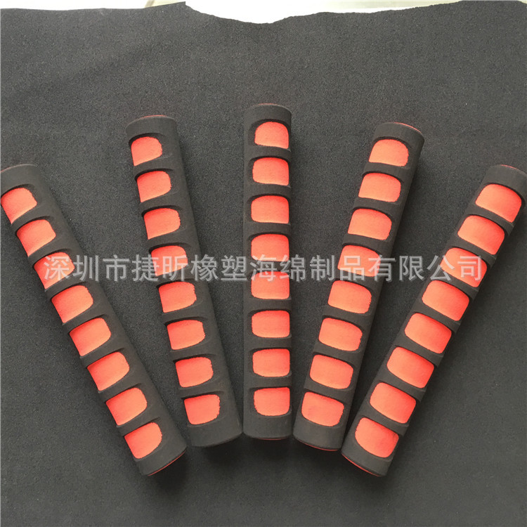 东莞捷昕 供应泡棉扶手套 橡塑海绵材料 量多包邮