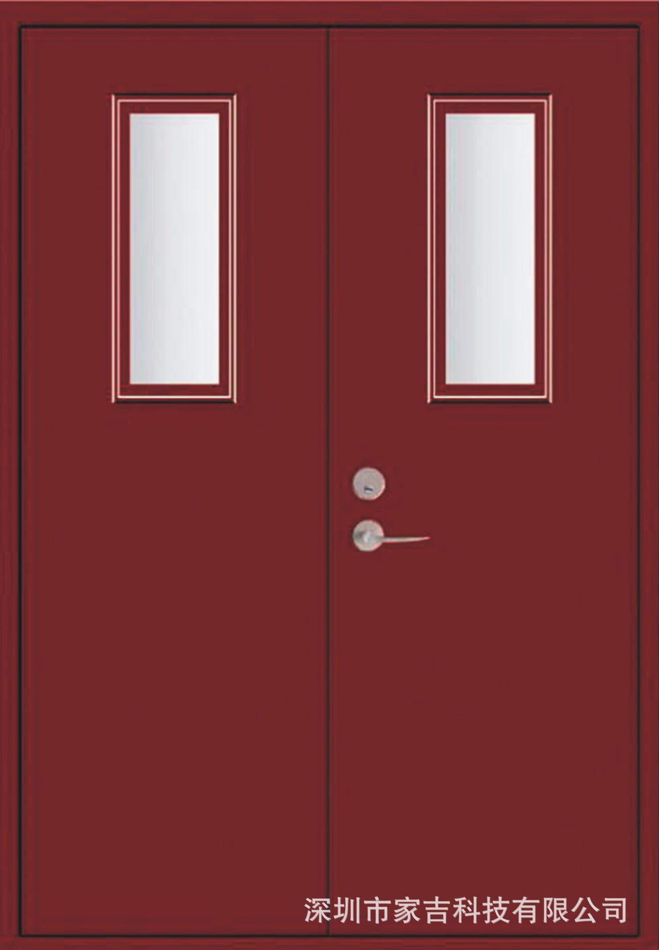 JHYGFM301-A6-5（钢质带防火窗防火门）