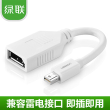 绿联mini dp转dp线迷你Displayport转dp线仪迷你dp音视频连接线