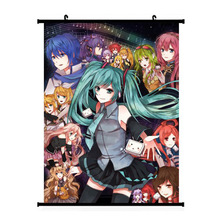 动漫挂画批发 初音未来Vocaloid 日本动漫挂画海报卷轴画 批发