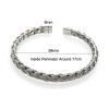 Accessory stainless steel, steel wire with pigtail, universal bracelet, wholesale, simple and elegant design