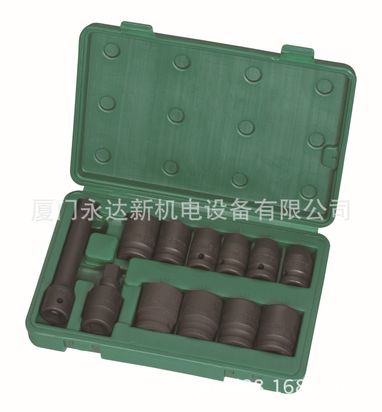 【含税】供应SATA世达工具12件12.5MM系列风动套筒组套09009