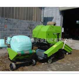 2019年新型秸秆青储机  新型打捆包膜机图片