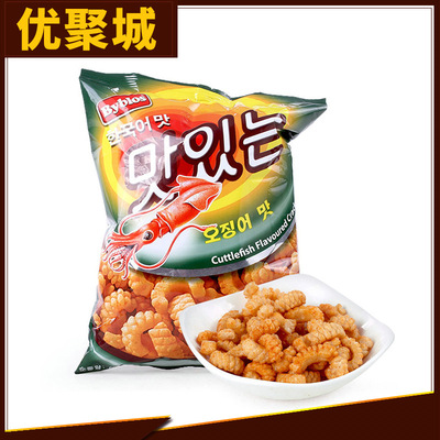 马来西亚进口零食品 贝鲁斯Byblos 鱿鱼卷玉米棒60g 休闲零食批发|ms