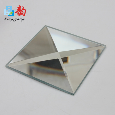 Crystal rhyme Manufacturers supply Steeple Lens crystal Mosaic television Back Decorative bricks Custom sizes