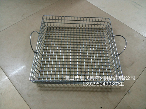 【出口品质】广东佛山厂家直销不锈钢篮 铁线网 置物架铁线购物篮