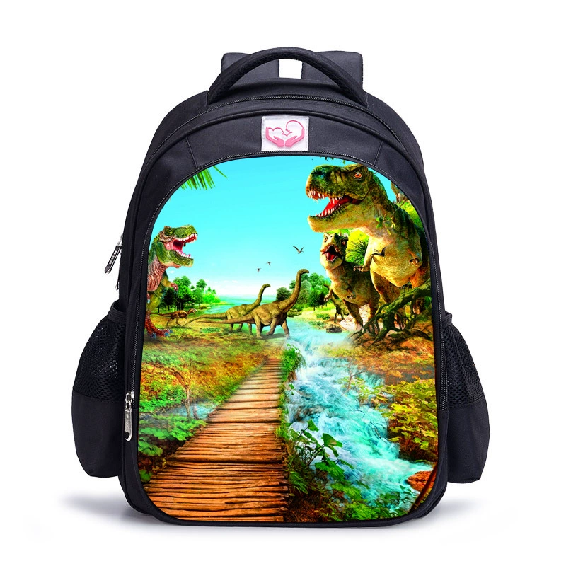 School bag for elementary school students, backpack, cartoon dinosaur, direct factory sales