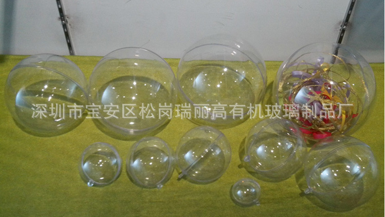 实力工厂PS球挂饰塑料透明圆球圣诞亚克力空心球现货-阿里巴巴