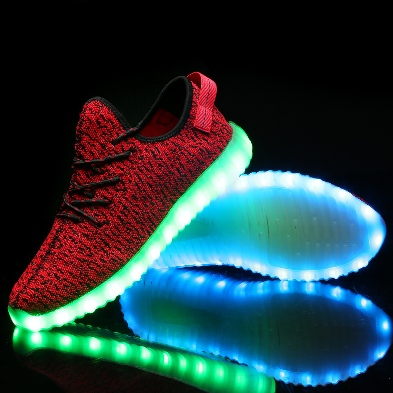 fabric light up trainers
