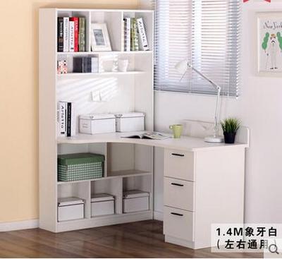 簡約全實木電腦桌書桌 家裝工程接單 家用辦公桌書櫃書架組合