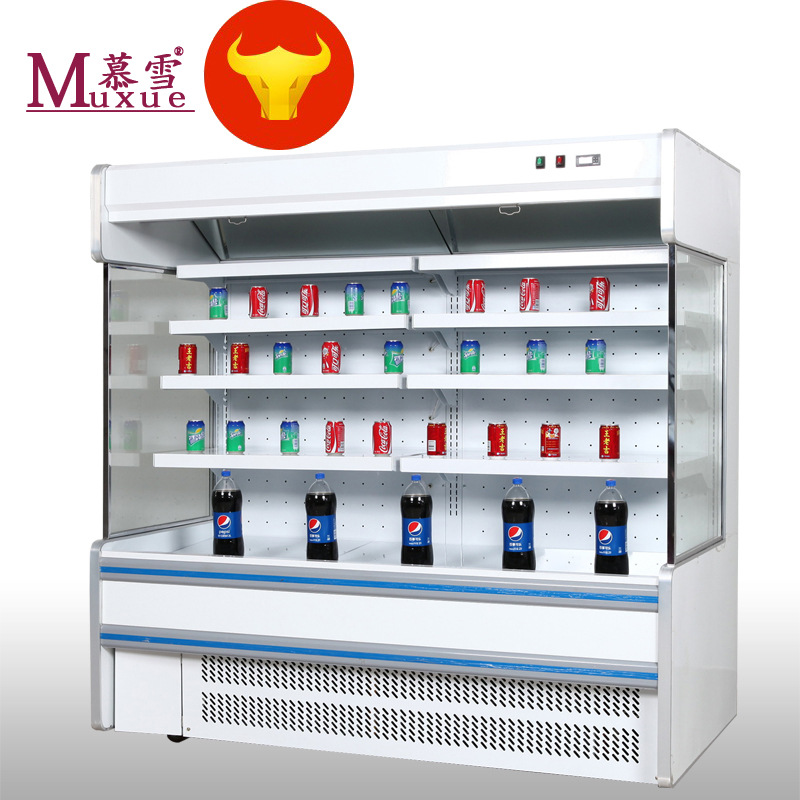 慕雪风幕柜水果保鲜柜冷藏柜风冷展示柜 立式商用饮料蔬菜冰箱柜