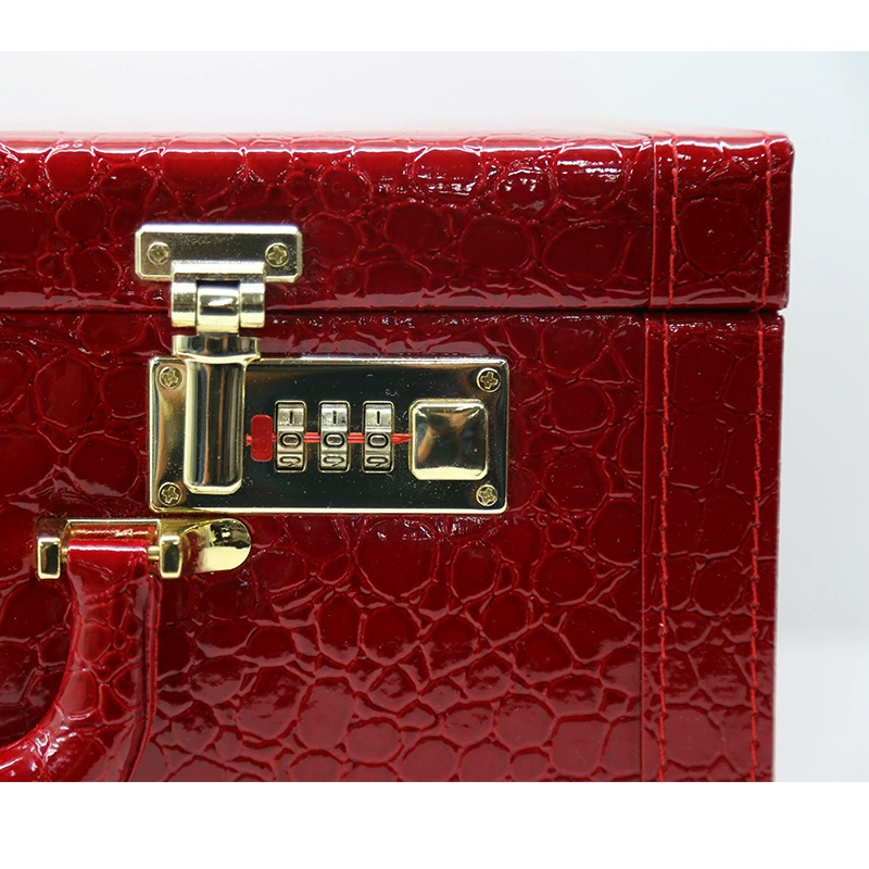 贝艾利 Wedding password box official box dowry box wedding box bride female red dowry box retro portable box
