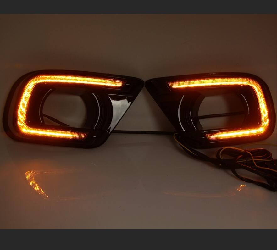 Aplicable a 15-16 daqikuwei LED Luz de marcha diurna especial LED Luz de marcha diurna luz antiniebla modificada