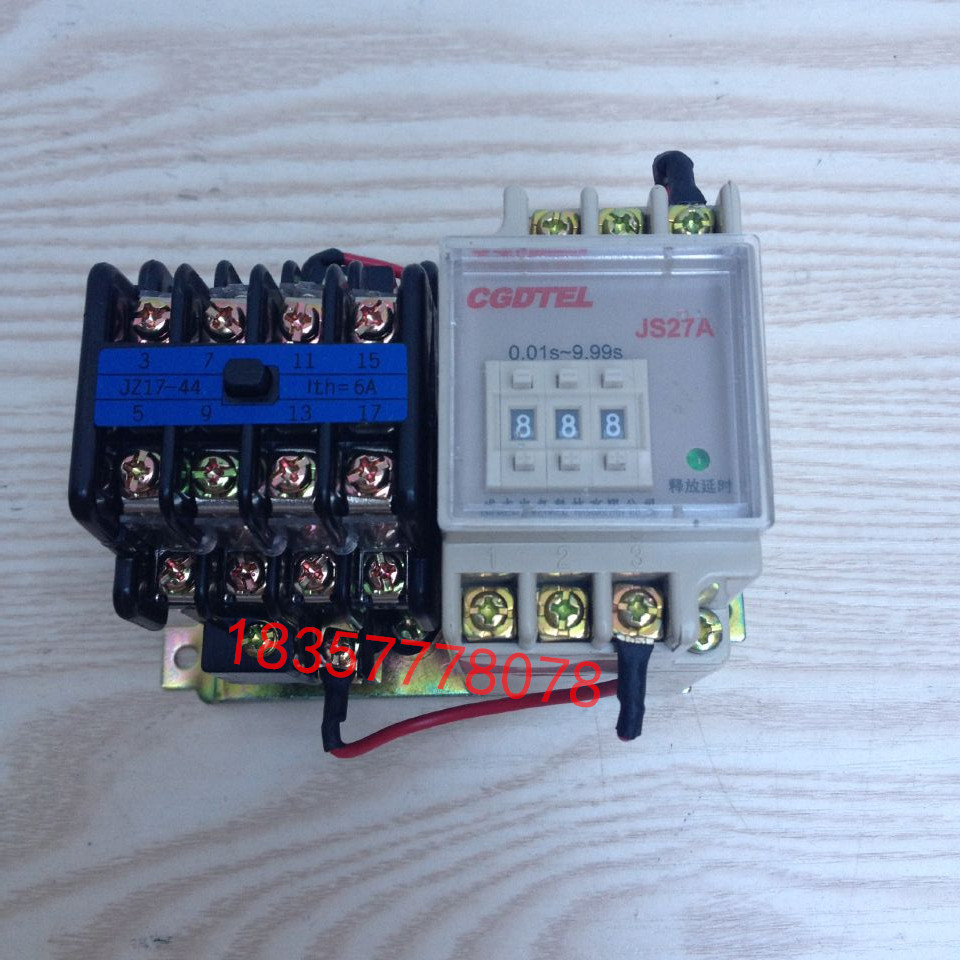 JJS27A(JS27A) 电子式时间继电器 释放延时380V 时间继电器