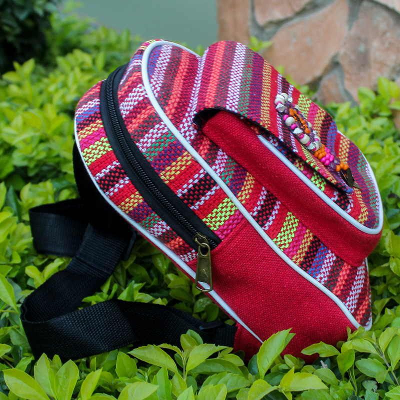 Yunnan Lijiang Dali estilo étnico especial niños mochila casual moda retro estilo mochila de lona