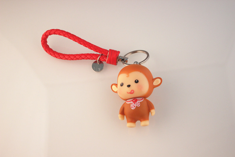 key chain (Yellow Robe Monkey - Monkey Keychain)NHMM1936-Yellow Robe Monkey - Monkey Keychain