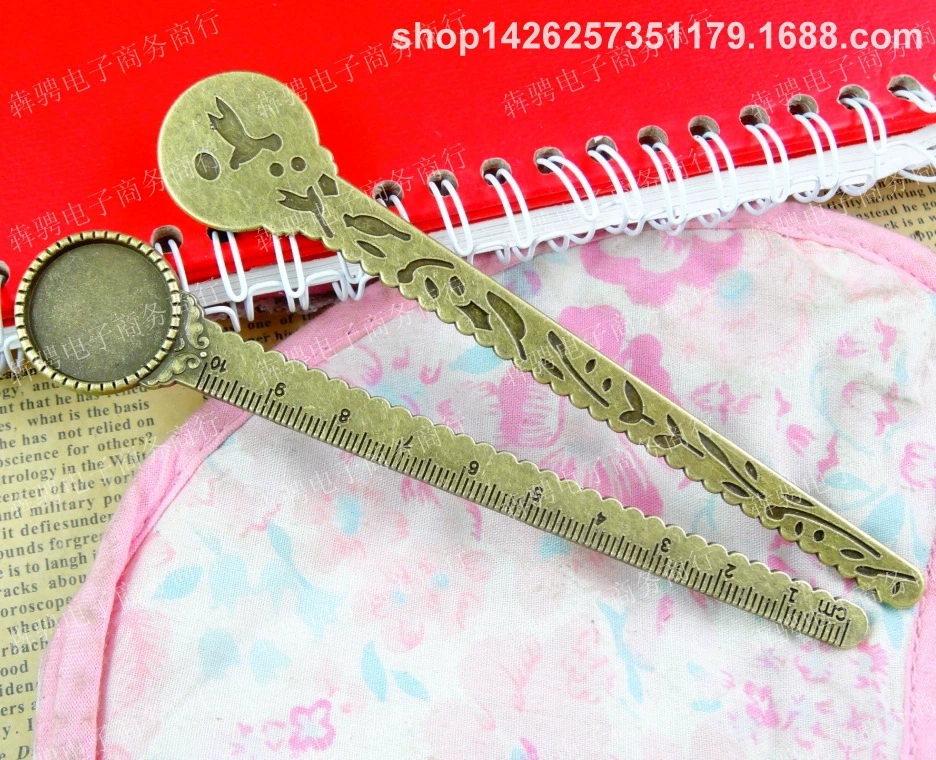 Старинный линейка, аксессуар, 6 грамм, DIY, 20 мм, 10 штук