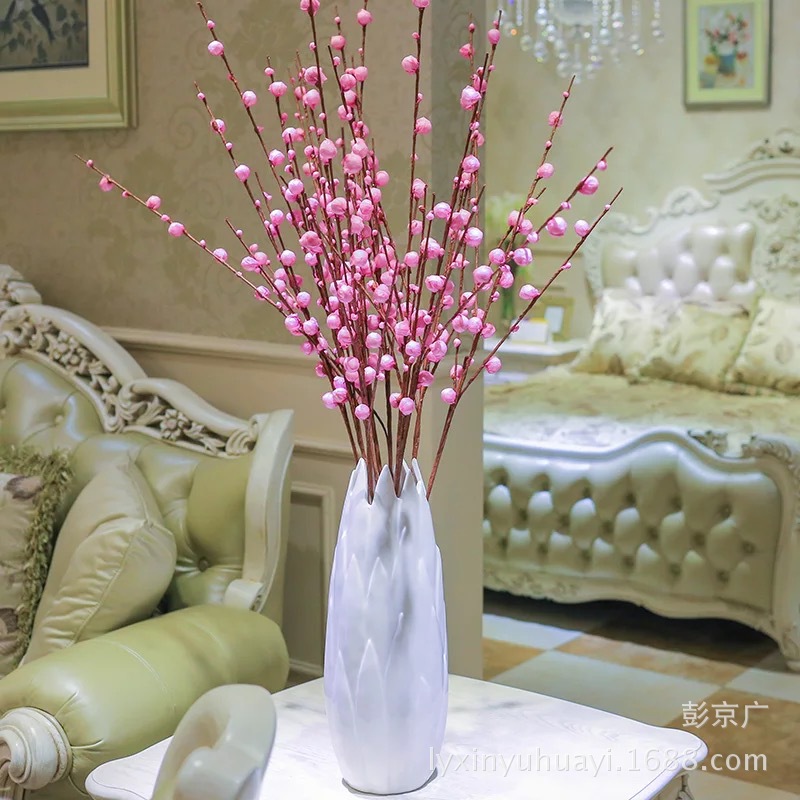 装饰插花_腊梅 大银柳 客厅办公室 婚礼装饰 配