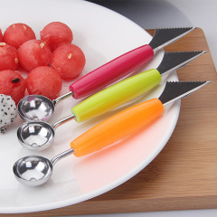 Home use fruit carving scoop kitchen tool stainless steel baller fruit scoop watermelon scoop fruit platter scoop