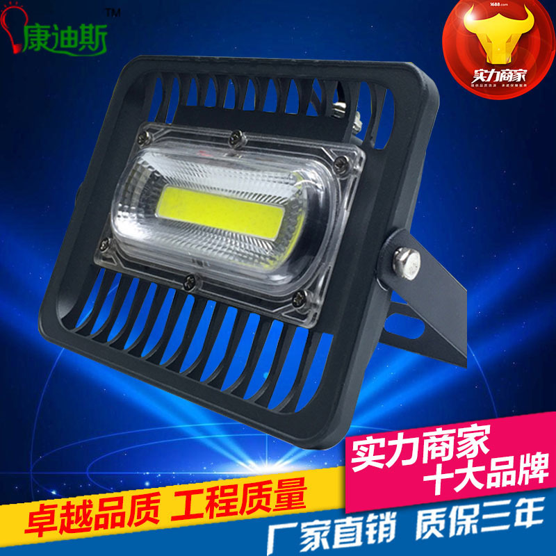 一线天大功率led投光灯50W100W泛光灯防爆隧道户外广告照明投射灯