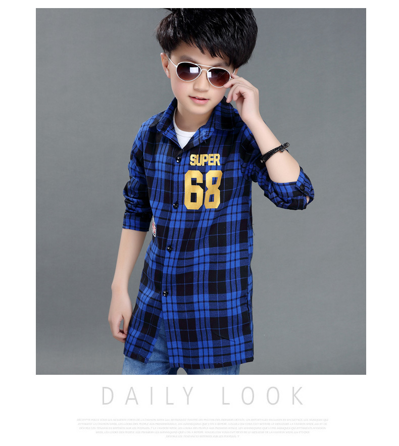 Chemise garcon à manche longue - Ref 2077061 Image 18