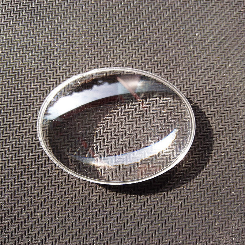 直供虚拟3D眼镜片直径42mm焦距55MM非球面平凸镜片VR BOX专用镜片|ms