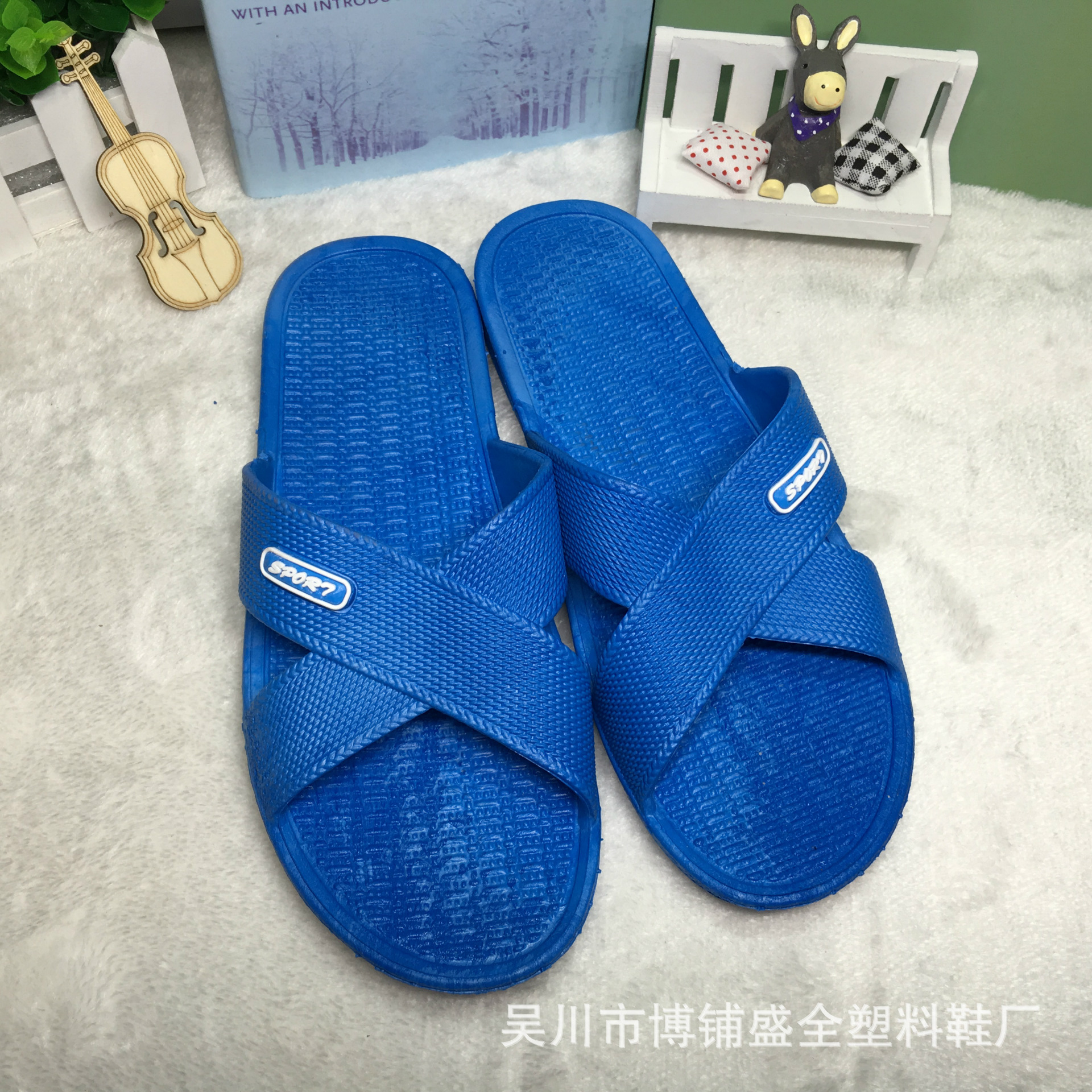 女士拖鞋家居鞋适合酒店浴室工厂PVC塑料防滑摆摊女拖鞋-阿里巴巴