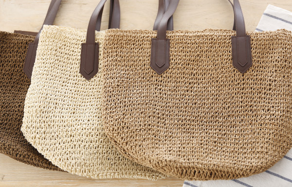 New Straw Woven Women's Shoulder Woven Beach Leisure Bag40*33*18cm display picture 4