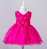 Europe burst sleeveless bow skirt wedding flower girl child Princess flower girl dresses on behalf of a piece of gauze