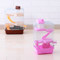 Manufacturer wholesale hamster cage, small castle heightening, three-story luxury villa cage, castle nest