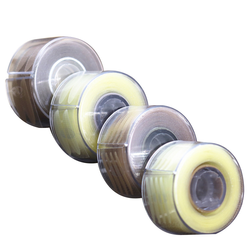 Productos genuinos rollo doble párpado pegatinas encaje malla natural realista carne color súper invisible ojo pegatinas 300 veces