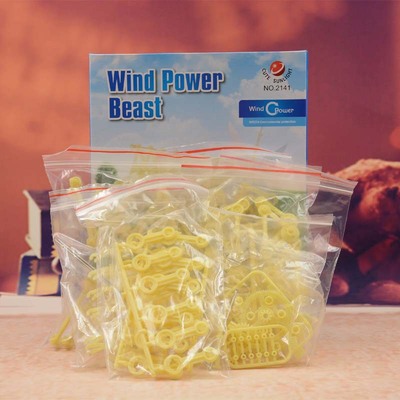 Puzzle Assemble Wind Power car Science and Education Wind Power Mechanical beast DIY Souptoys