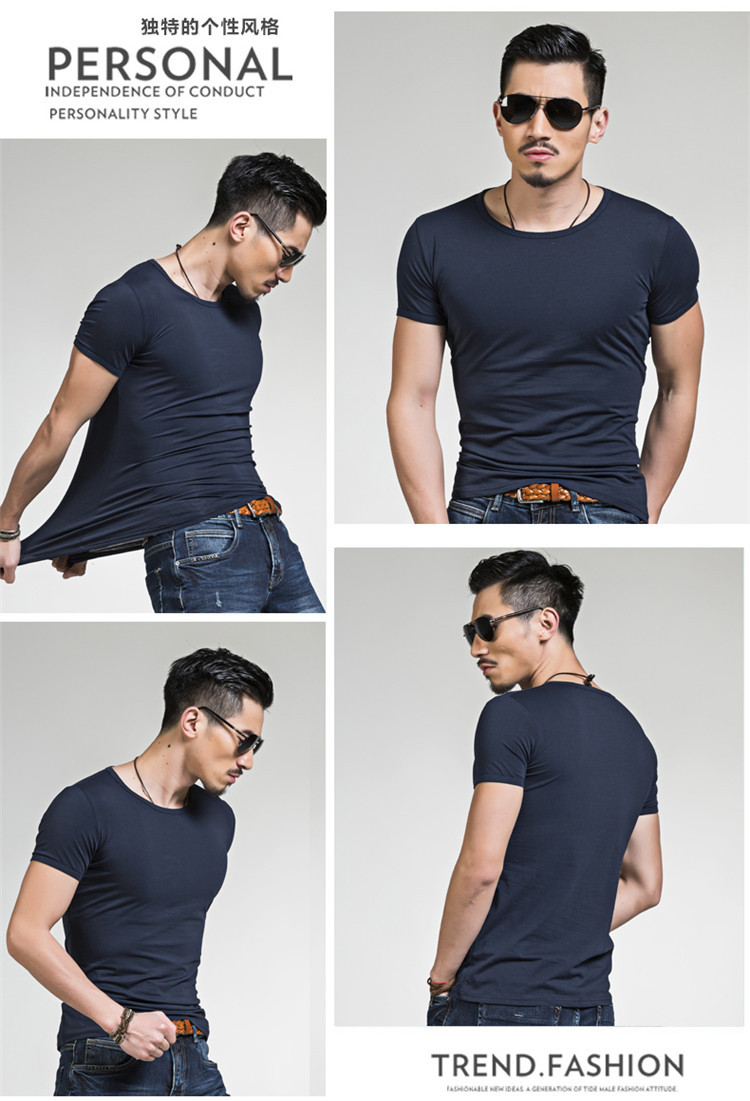 T-shirt homme Polyester en Coton mélangé - Ref 3439339 Image 25