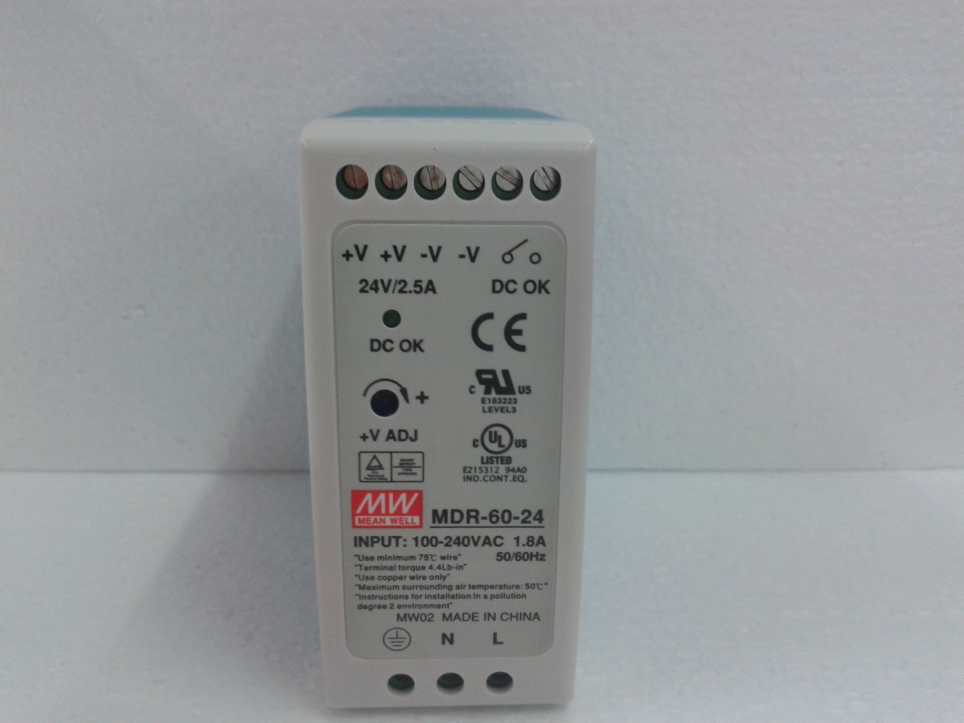 ȫ��ԭװ̨��MEAN WELL��γ�����Դ MDR-60-24 60W 24V 2.5A