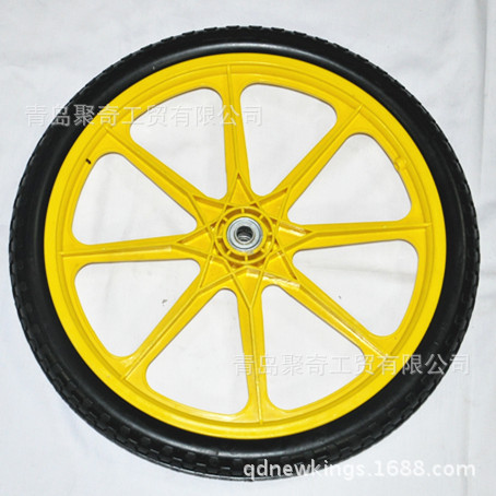 20寸自行车轮子 工具车轮子 Rubber wheel 冰激凌车轮子 手推车轮