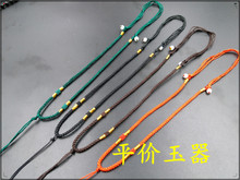 厂家 新款加粗款缠锦线项链绳 可伸缩挂绳 编织绳