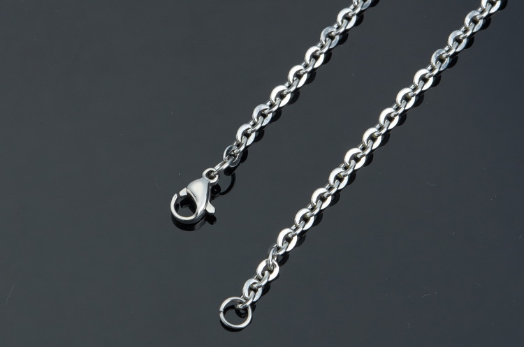 Fashion Solid Color Titanium Steel Plating Necklace 1 Piece display picture 4