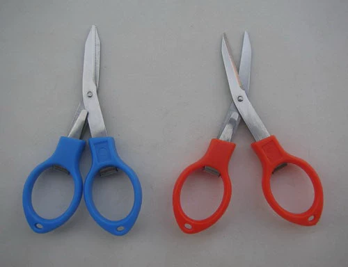 8 -character scissors. Glasses scissors, pulling, folding scissors, fishing scissors HD1016