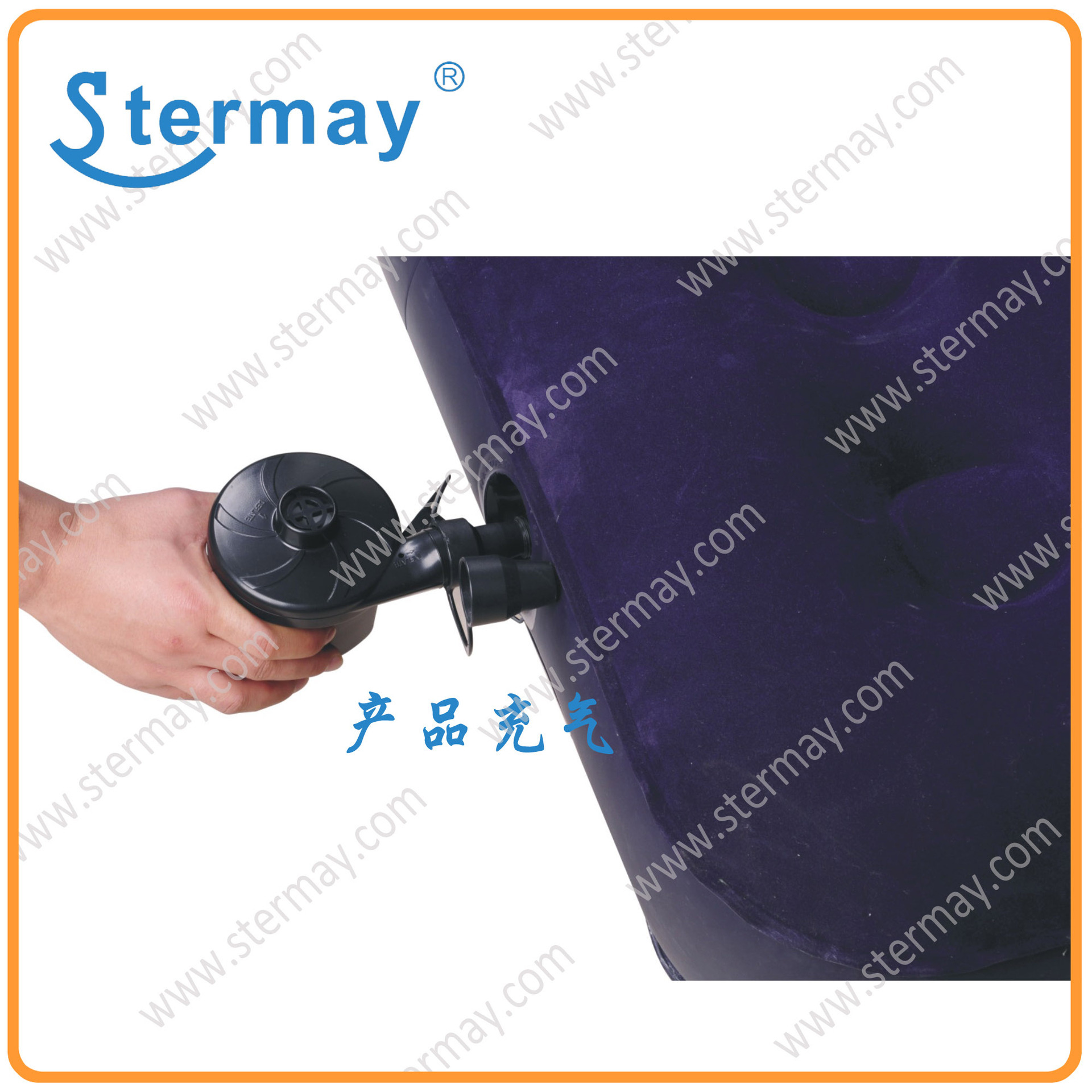 厂家供应PVC车载充气泵 打气机 气泵 轮胎充气泵 电动充气泵