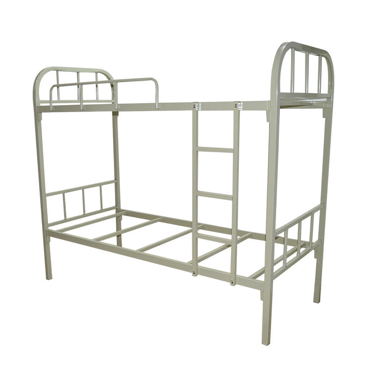 Iron frame bed of manufacturer Modern minimalist double-deck dormitory Metal frame bed Student bed Employees bed Double iron bed