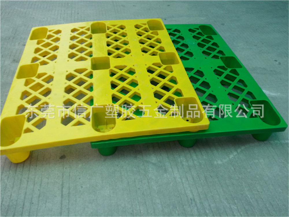 厂家直销电子厂塑料九脚卡板 川字托盘田字防潮卡板 九脚卡板