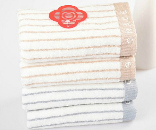 Jialiya 6450 classic striped towel pure cotton surface Jialiya wholesale labor insurance welfare free towel