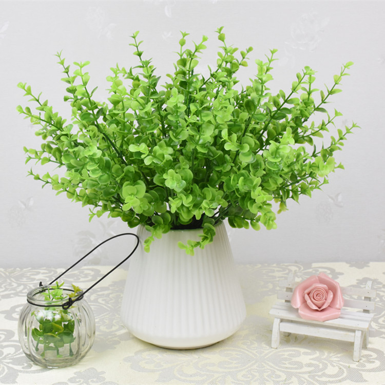 Factory direct selling best-selling artificial aquatic plants wholesale 7 fork small eucalyptus artificial flower decorations fake flowers Factory direct selling best-selling artificial aquatic plants wholesale 7 fork small eucalyptus artificial flower decorations fake flowers