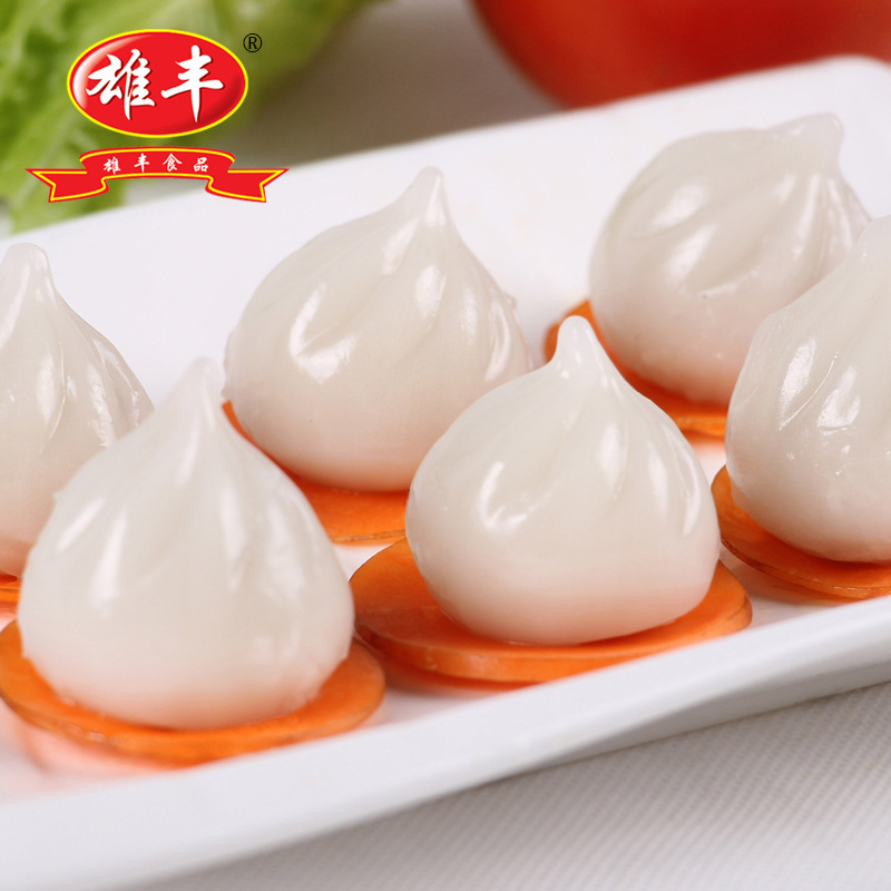 雄豐白水晶包5斤裝香菇餡港式早午茶點心肉包子小籠包廠家直銷批